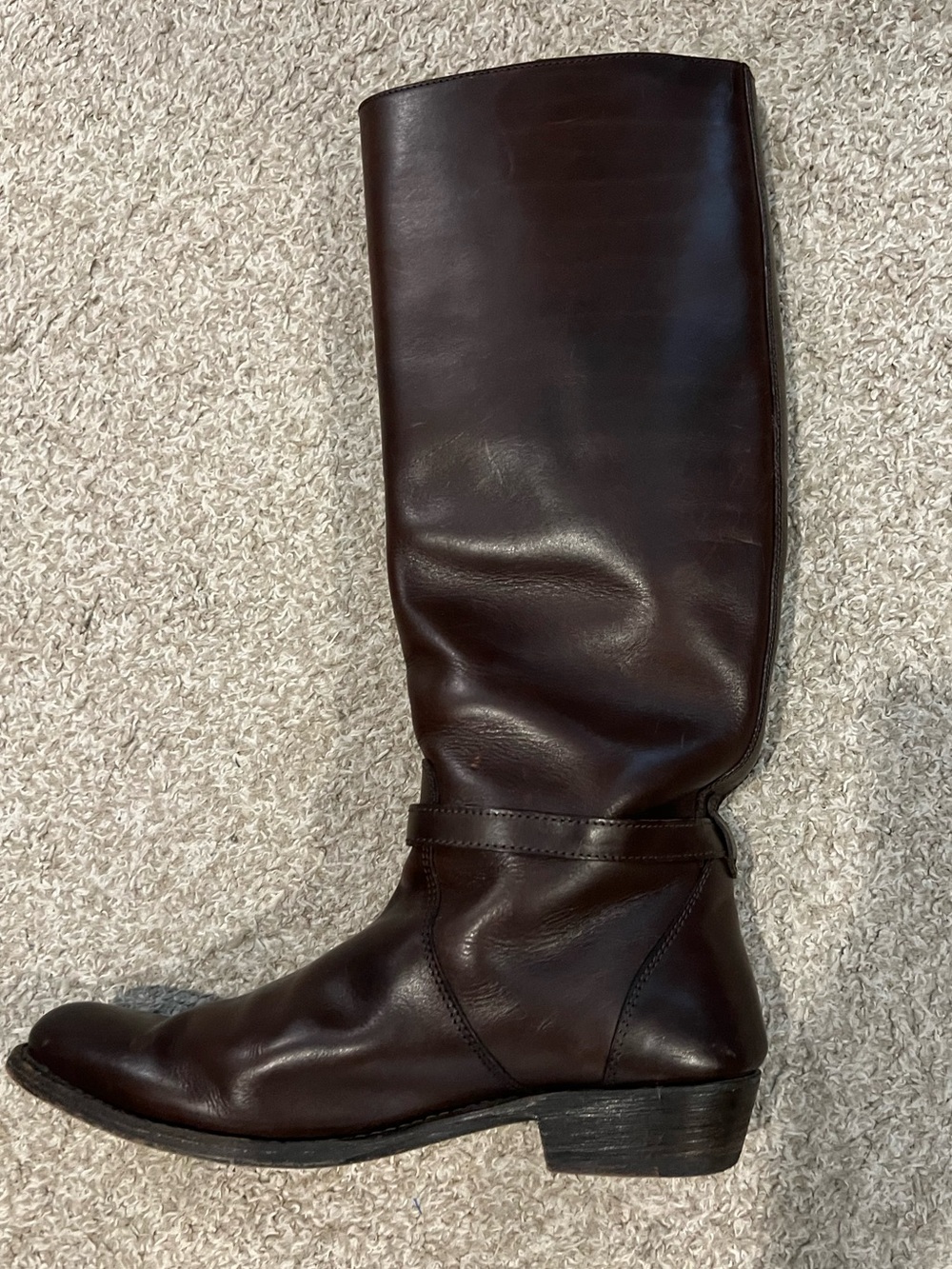 Frye Woman’s Rider Logo Riding Boots, 8.5 - Picture 6 of 10